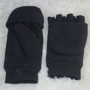 Gloves Comfort Stretch Pop Top Glove- Black medium finger mitten mens winter
